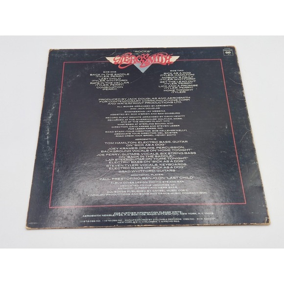 Aerosmith- Rocks - Vinyl Lp - Picture 2 of 2